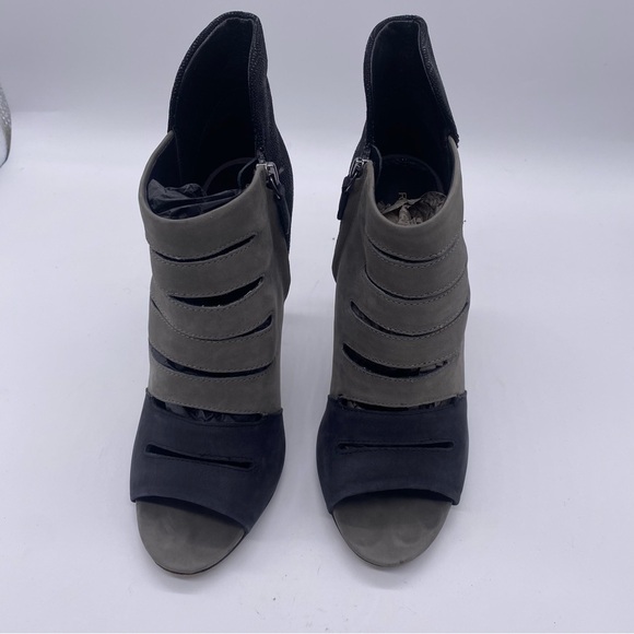 REBECCA MINKOFF Reagan Suede Cut out Stiletto Heels Size 8 - Picture 1 of 11